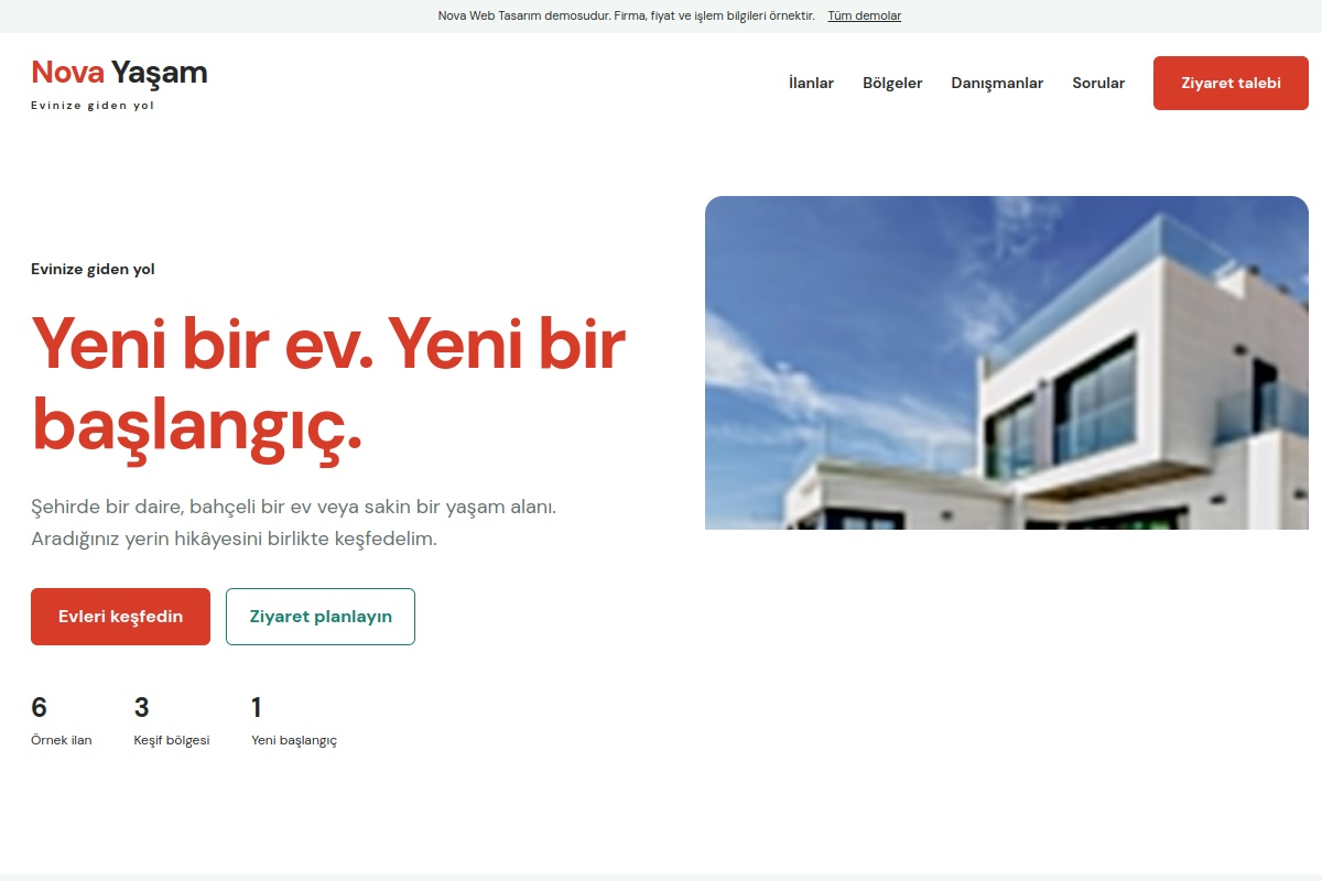 Nova Yaşam demo ekran görüntüsü